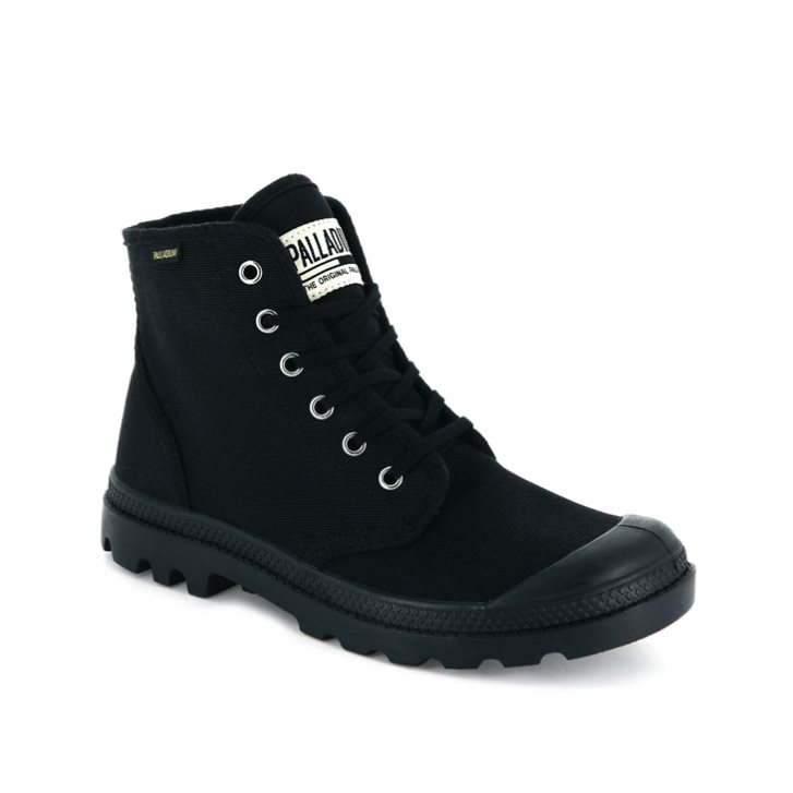 Palladium Pampa Hi Originale High Tops Women's Sneakers Black | UK H731-GDZ